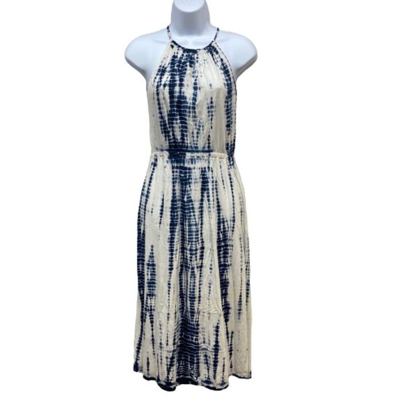 Polo By Ralph Lauren Dresses Polo Ralph Lauren Blue White Tie Dye Dress M Poshmark